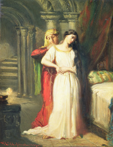Bild-Nr: 31000195 Desdemona Retiring to her Bed, 1849 Erstellt von: Chasseriau, Theodore