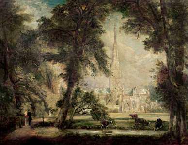 Bild-Nr: 31000240 Salisbury Cathedral from the Bishop's Grounds, c.1822-23 Erstellt von: Constable, John