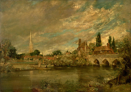 Bild-Nr: 31000249 The Bridge of Harnham and Salisbury Cathedral, c.1820 Erstellt von: Constable, John