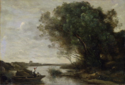 Bild-Nr: 31000281 River Landscape Erstellt von: Corot, Jean Baptiste Camille