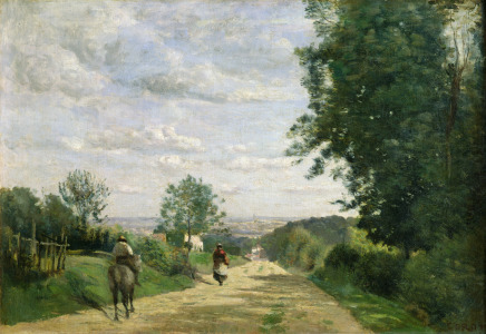 Bild-Nr: 31000286 The Road to Sevres, 1858-59 Erstellt von: Corot, Jean Baptiste Camille