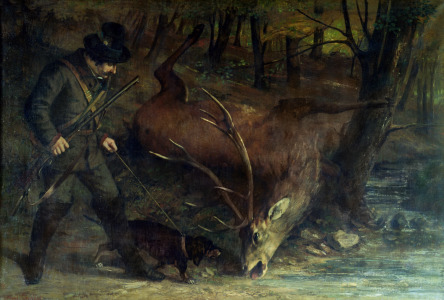 Bild-Nr: 31000303 The Death of the Stag, 1859 Erstellt von: Courbet, Gustave