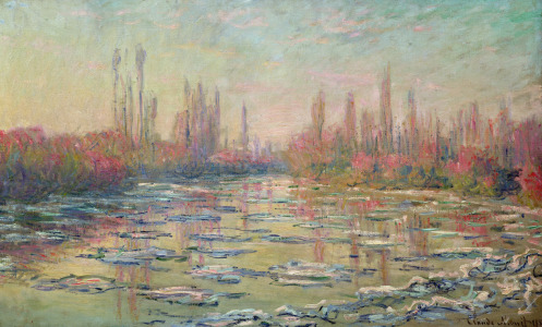 Bild-Nr: 31000902 The Thaw on the Seine, near Vetheuil, 1880 Erstellt von: Monet, Claude