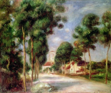 Bild-Nr: 31001151 The Road to Essoyes, 1901 Erstellt von: Renoir, Pierre-Auguste