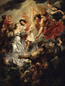 Bild-Nr: 31001234 The Reconciliation of Marie de Medici and her son, 15th December 1621, 1621-25 Erstellt von: Rubens, Peter Paul