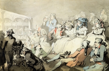 Bild-Nr: 31001482 An Audience Watching a Play, c.1785 Erstellt von: Rowlandson, Thomas