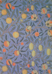 Bild-Nr: 31001533 'Blue Fruit' or 'Pomegranate' wallpaper design, 1866 Erstellt von: Morris, William