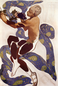 Bild-Nr: 31001557 'L'Apres Midi d'un Faune', costume design for Nijinsky from 'l'Art Decoratif de  Erstellt von: Bakst, Leon