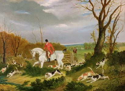 Bild-Nr: 31001586 The Suffolk Hunt - Going to Cover near Herringswell Erstellt von: Herring Snr, John Frederick