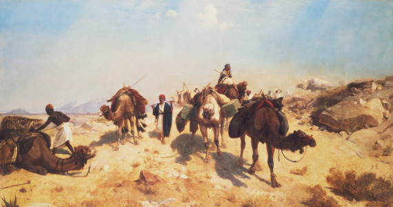 Bild-Nr: 31001629 Crossing the Desert Erstellt von: Gerome, Jean Leon