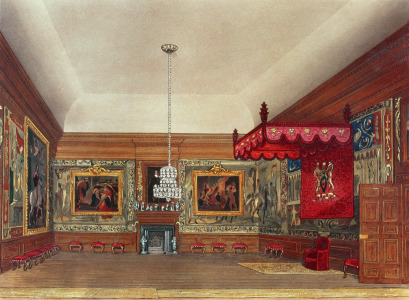 Bild-Nr: 31002062 The Throne Room, Hampton Court from Pyne's 'Royal Residences', 1818 Erstellt von: Pyne, William Henry