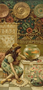 Bild-Nr: 31002238 Goldfish, from the Pears Annual, Christmas, 1893 Erstellt von: Coleman, William Stephen