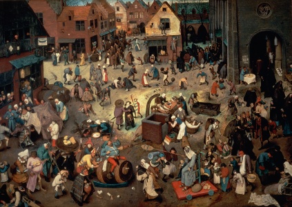 Bild-Nr: 31002846 Fight between Carnival and Lent, 1559 Erstellt von: Bruegel, Pieter the Elder