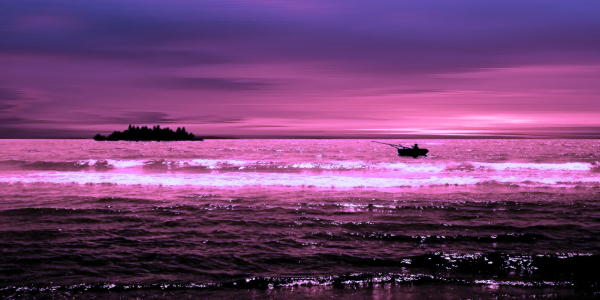 Bild-Nr: 9927194 Fisherman´s island (Violett) Erstellt von: yammay