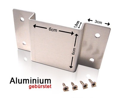 Details Verbindungselement Aluminium für Leinwandbilder anzeigen