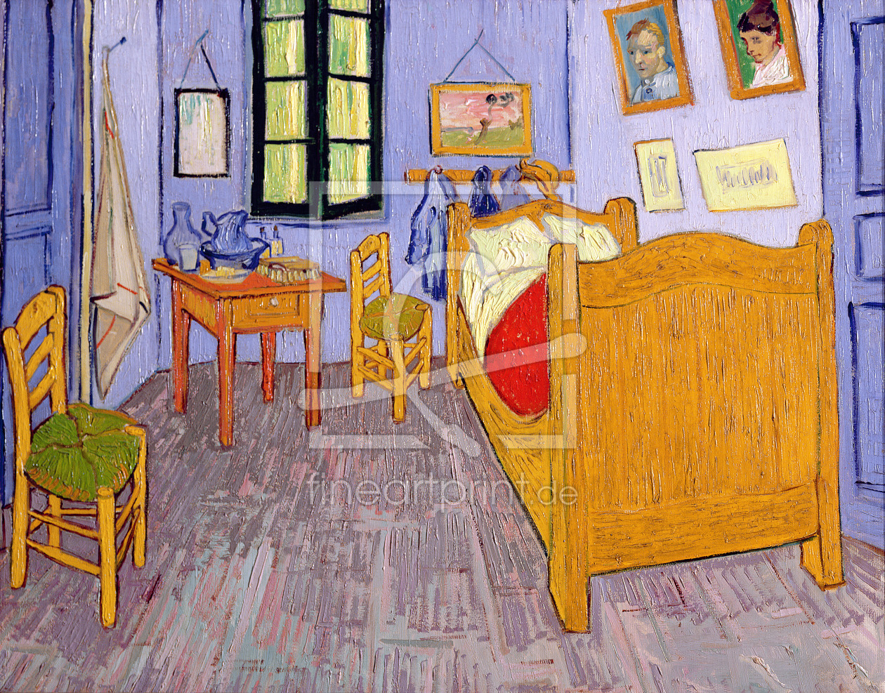 Van Gogh's Bedroom at Arles, 1889 as a canvas print