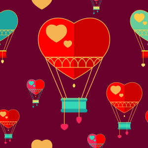 Picture no: 9014320 Romantische Ballons Created by: patterndesigns-com