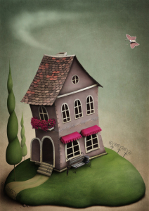 Picture no: 9630014 The little toy house on the hill Created by: Ann-Mei