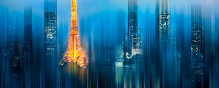 T/üraufkleber Skyline Tokio Tokyo bei Nacht Japan T/ür Bild T/ürposter T/ürfolie Druck Aufkleber 15A2424 T/ürgr/össe:67cmx200cm