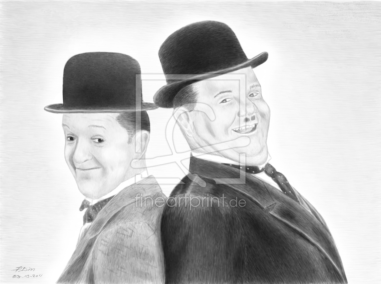 Bild-Nr.: 10002173 Laurel und Hardy erstellt von Miloo