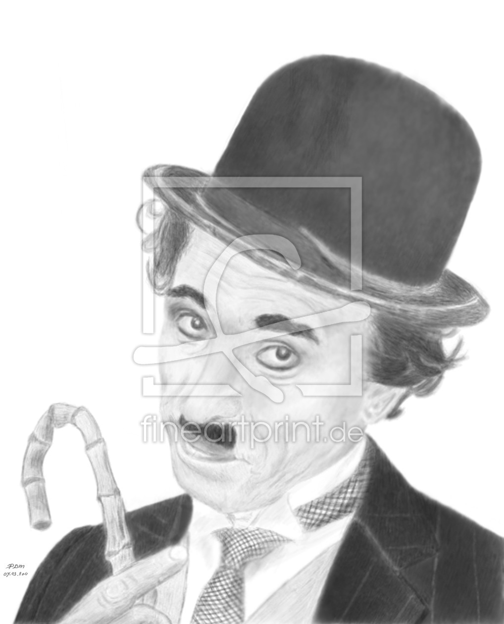 Bild-Nr.: 10006669 Charly Chaplin erstellt von Miloo