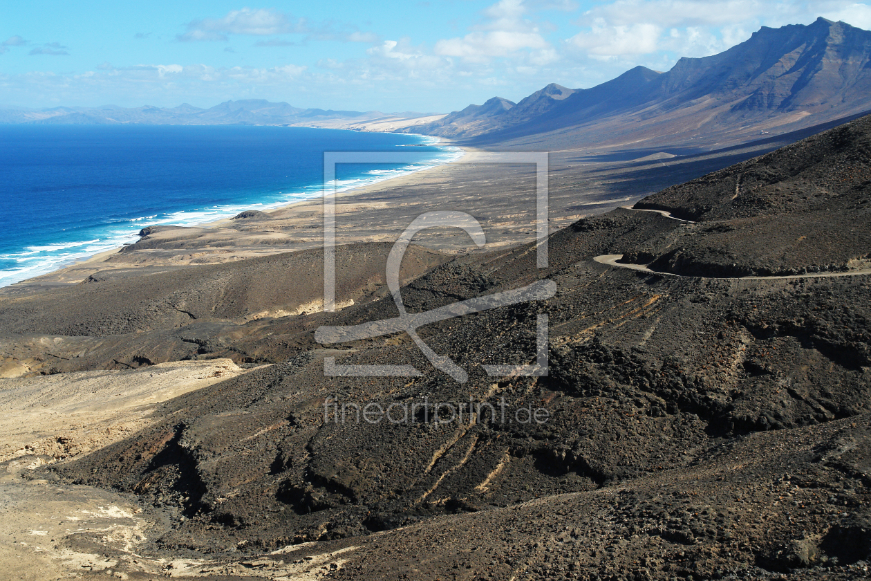 Bild-Nr.: 10013697 Fuerteventura, Westküste Jandía mit der Playa de Cofete erstellt von Frank Rother