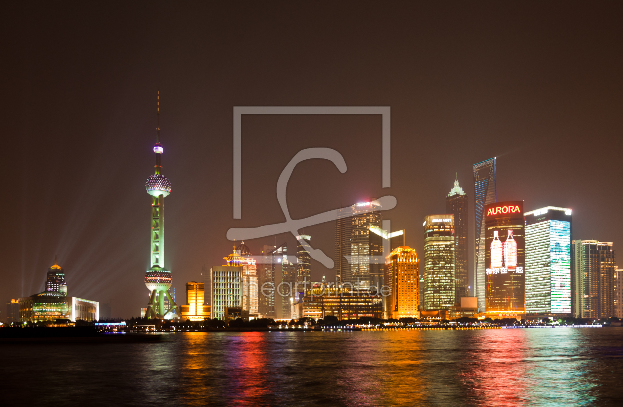 Bild-Nr.: 10021745 Pudong Skyline, Shanghai erstellt von waveland