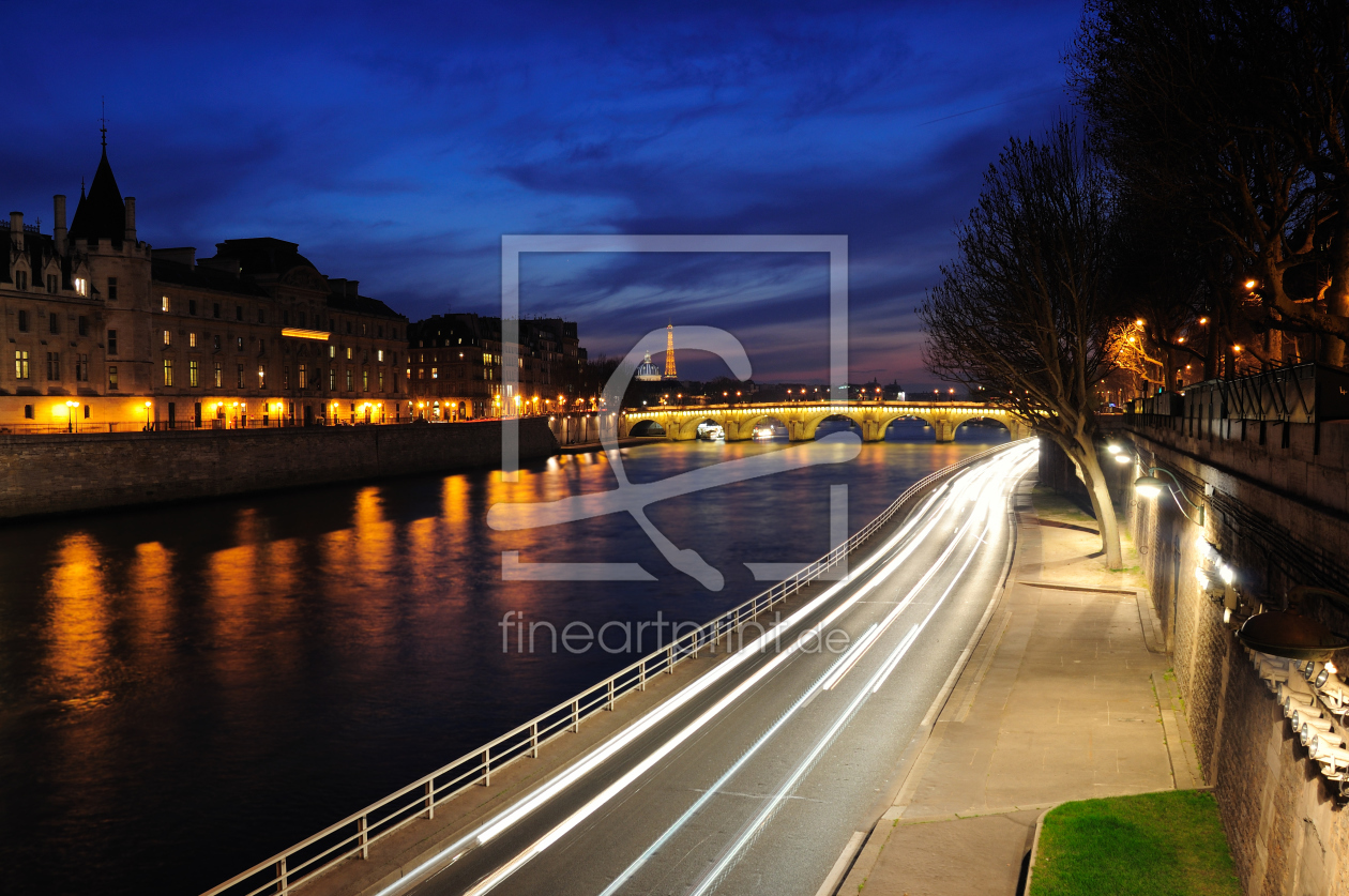 Bild-Nr.: 10033195 Seine at Night erstellt von Neutraldichte