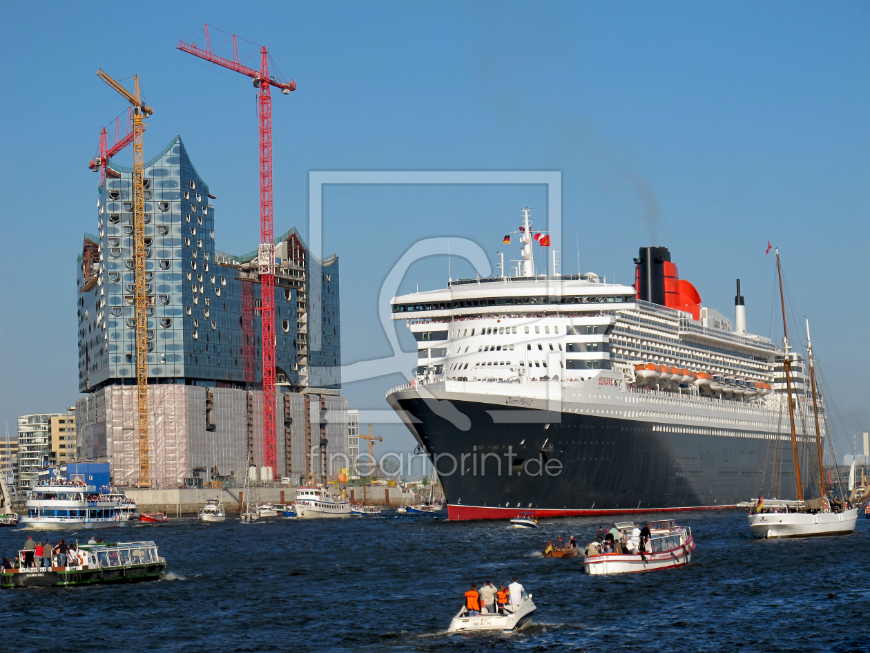 Bild-Nr.: 10077937 Die Queen legt in der HafenCity ab erstellt von Charabia