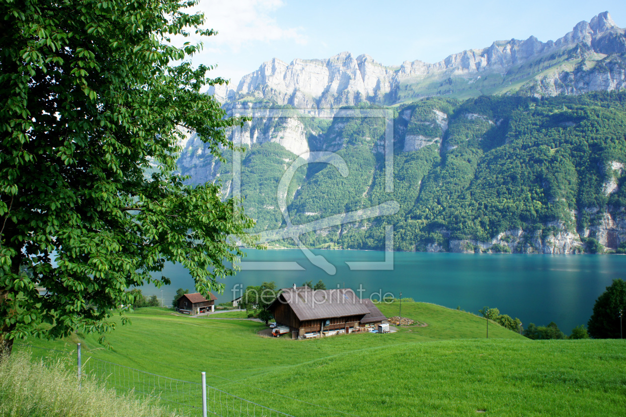 Bild-Nr.: 10095586 Schweizer Bergsee erstellt von xhain