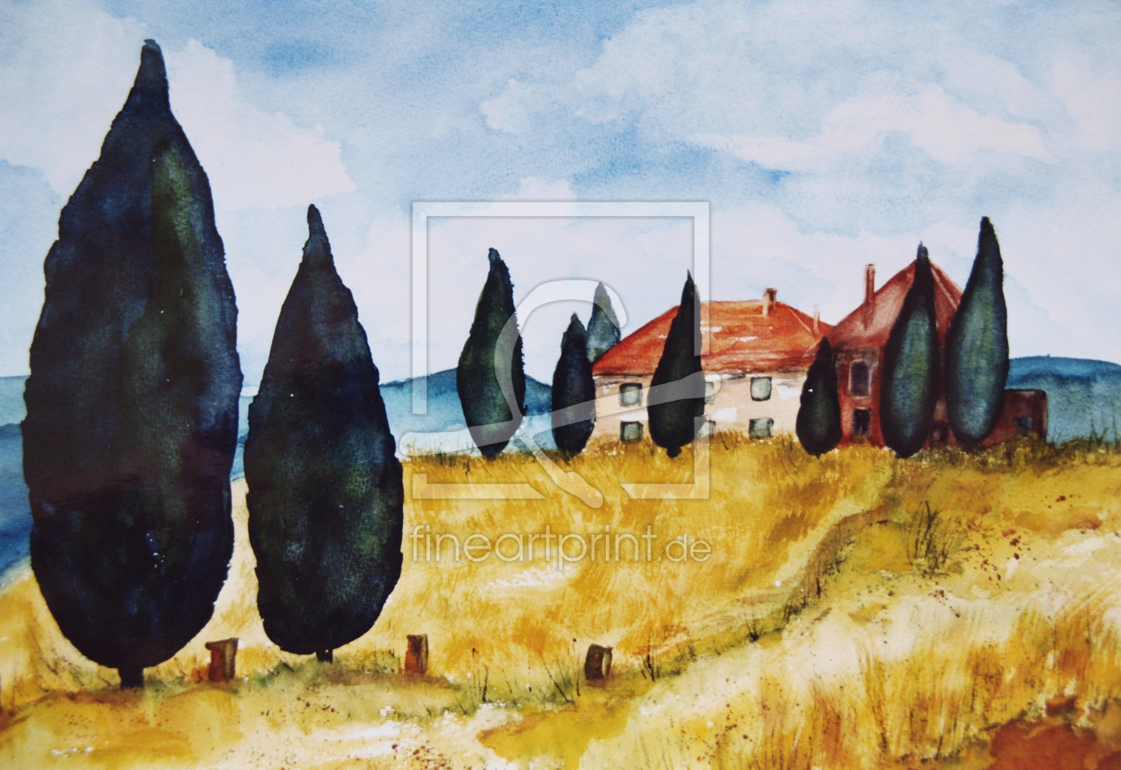 Bild-Nr.: 10109534 Landscape - Aquarell erstellt von Galerie-Fotoeffekt