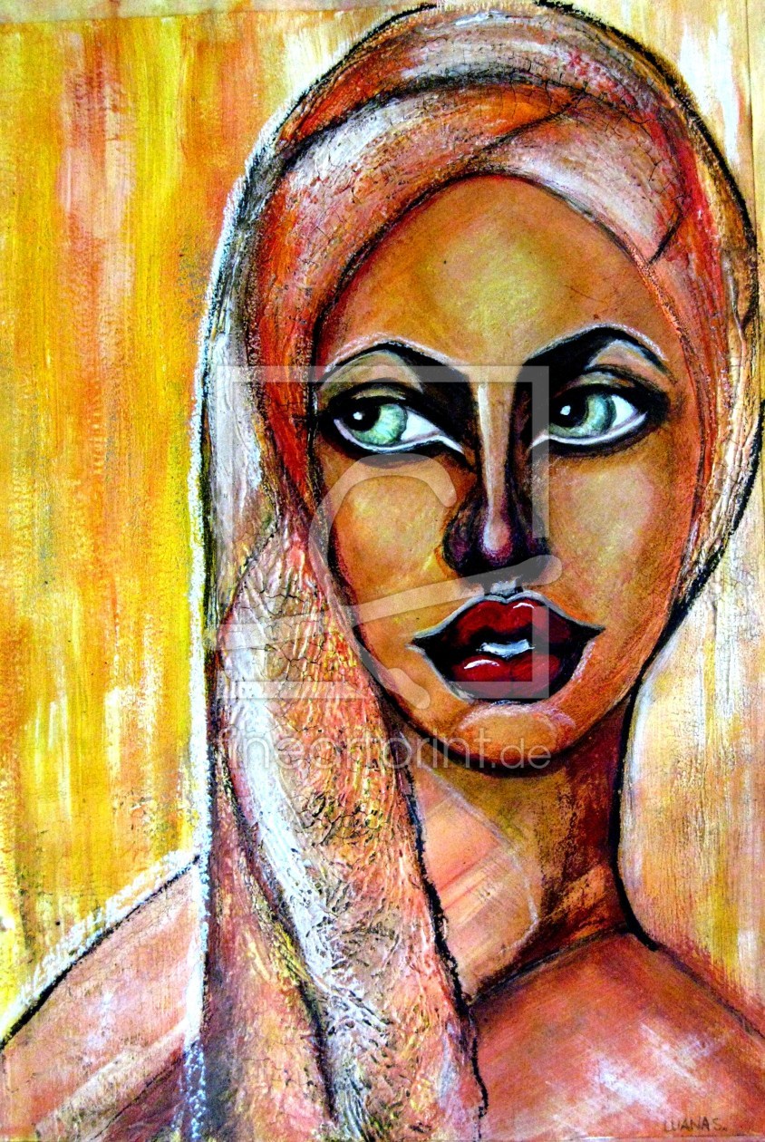 Bild-Nr.: 10111656 Lady with orange headscarf erstellt von Luana Sacchetti