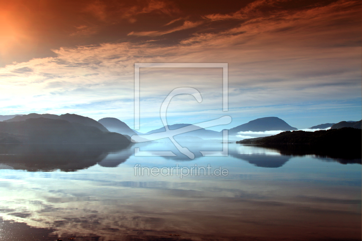 Bild-Nr.: 10117542 Abend am Fjord erstellt von Gerhard Albicker