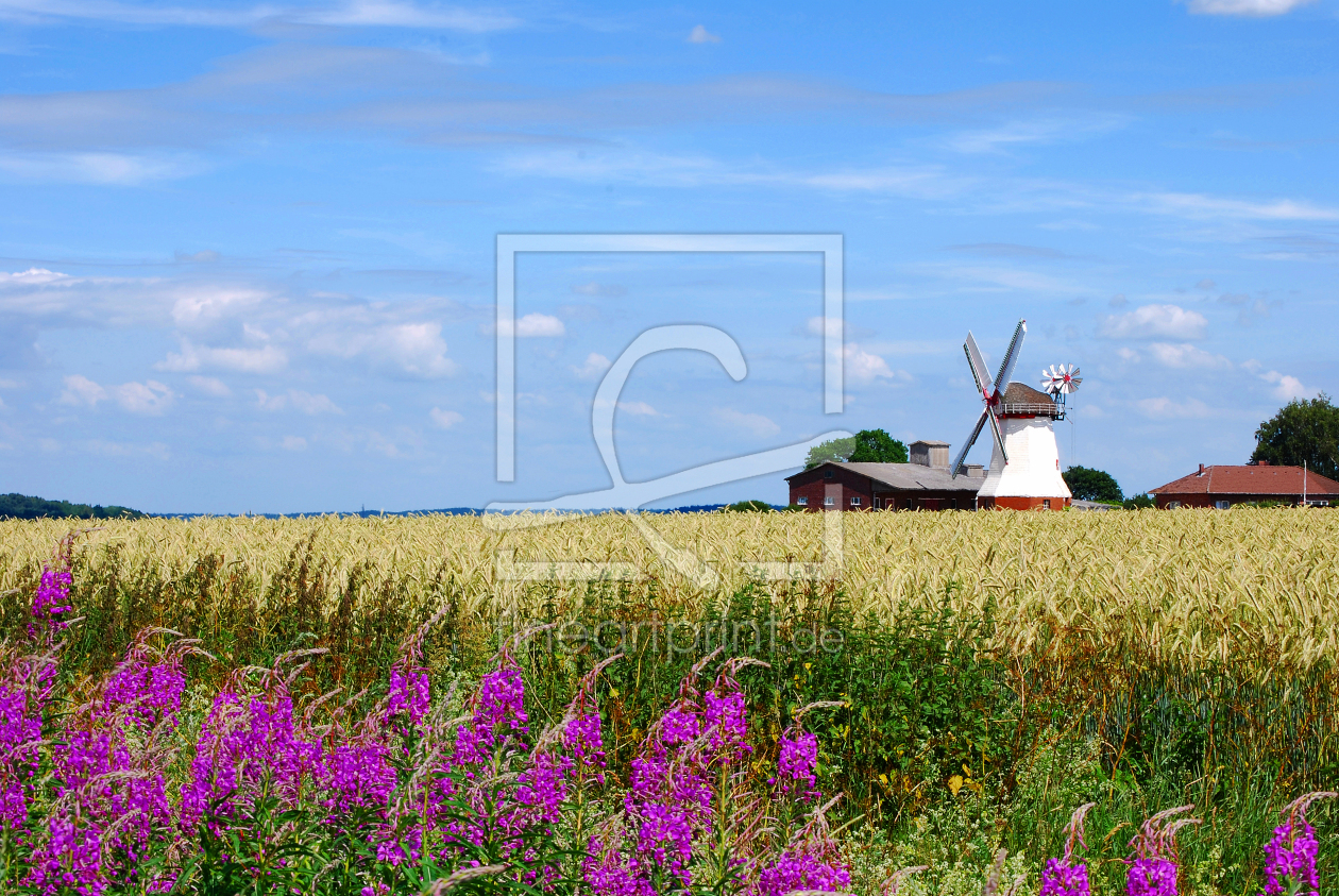 Bild-Nr.: 10126918 Landschaft mit Windmühle erstellt von bessi