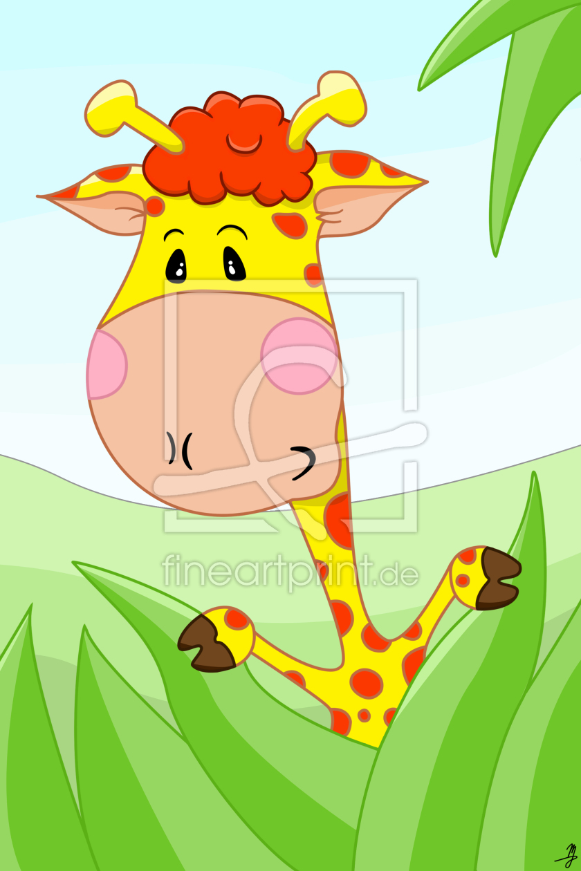 Bild-Nr.: 10129902 Giraffe aus der Tier-Serie erstellt von Michaela Heimlich