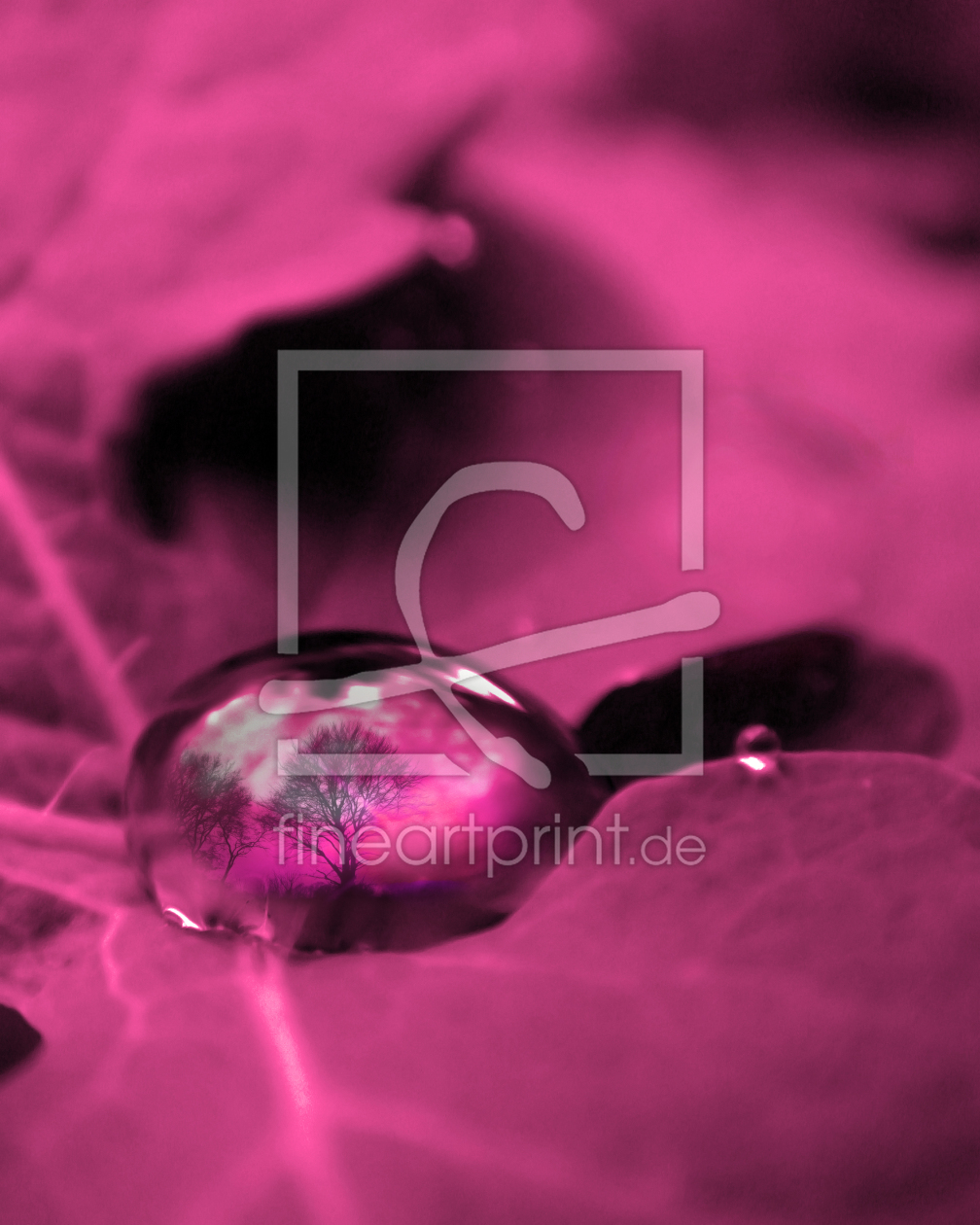 Bild-Nr.: 10131452 Trees in a drop (pink) erstellt von yammay