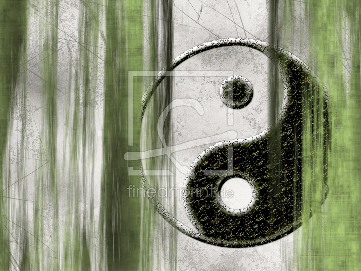 Bild-Nr.: 10135052 Yin und Yang - im Zeichen der Zeit (Farbvariante) erstellt von gabiw-art
