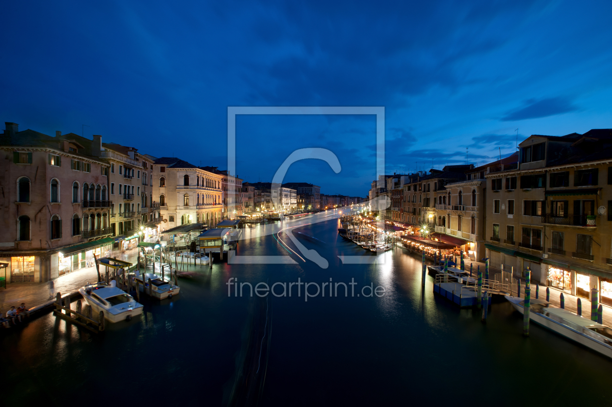 Bild-Nr.: 10136788 Venedig - Canale Grande zur blauen Stunde erstellt von fotos4fun