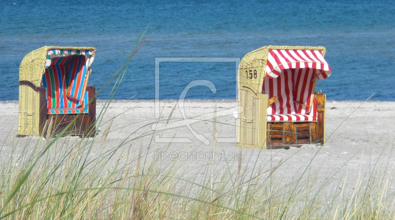 Bild-Nr.: 10141462 Strandkörbe im Abendlicht erstellt von Holgi73