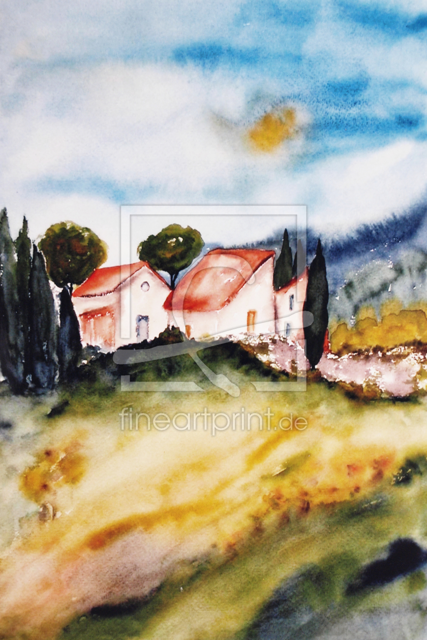 Bild-Nr.: 10148410 Landscape - Aquarell erstellt von Galerie-Fotoeffekt