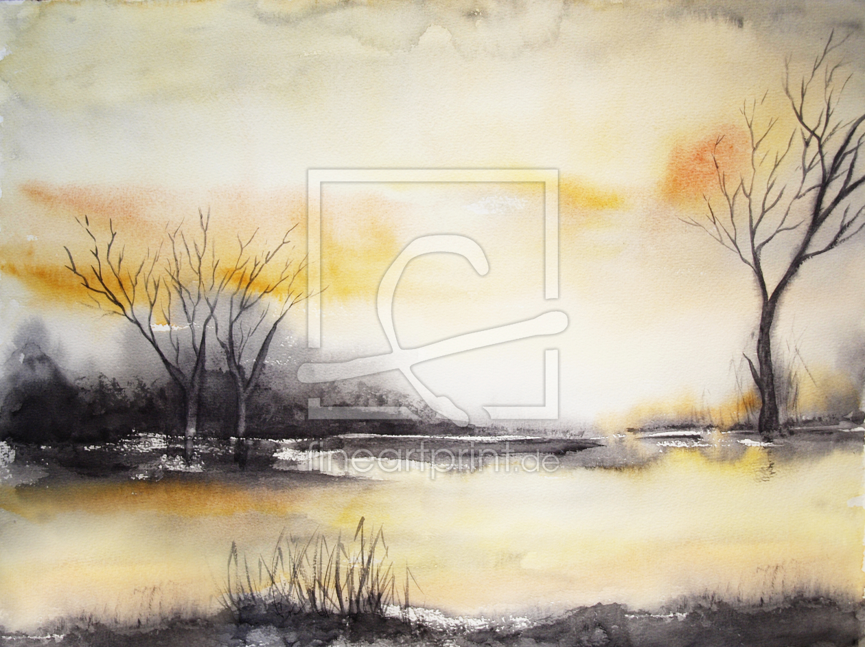 Bild-Nr.: 10148478 Landschaft Aquarell erstellt von Galerie-Fotoeffekt