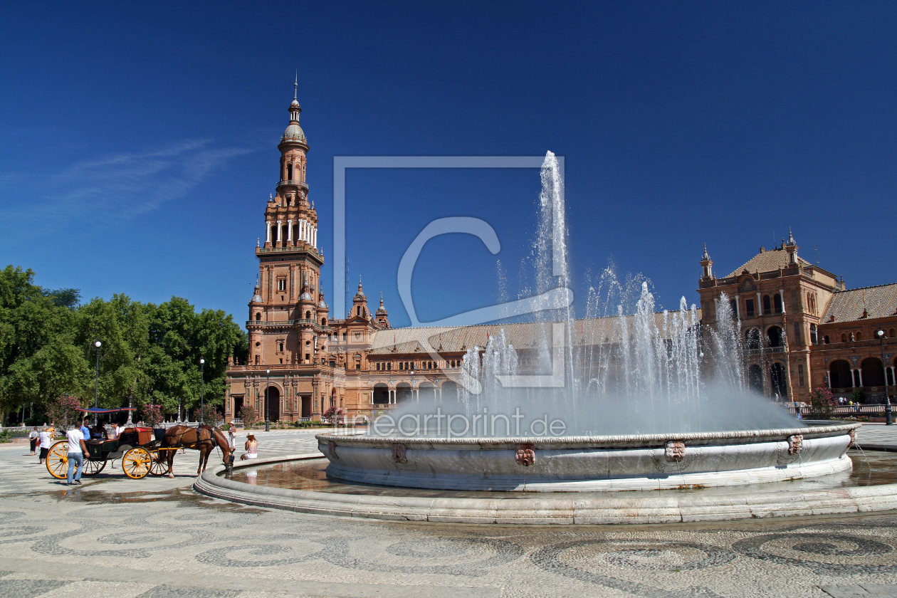 Bild-Nr.: 10155965 Sevilla - auf dem Plaza de España erstellt von Toro