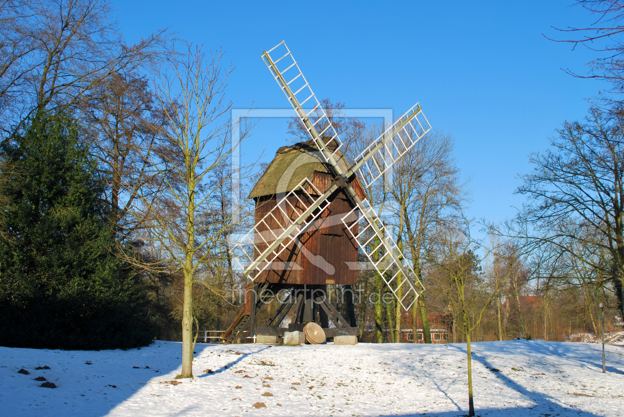Bild-Nr.: 10166667 Windmühle im Winter erstellt von bessi