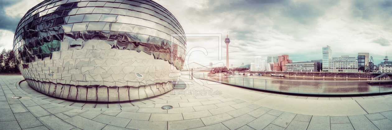 Bild-Nr.: 10182547 Düsseldorf Medienhafen Panorama erstellt von Frank Wächter
