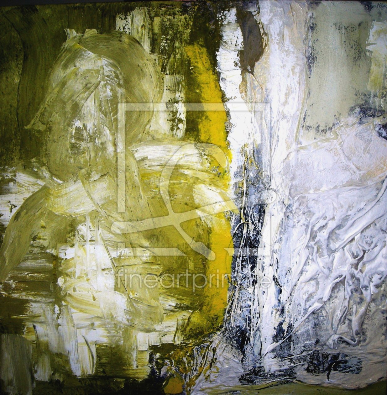 Bild-Nr.: 10209155 Abstraktion in Gelb erstellt von Walli Gutmann
