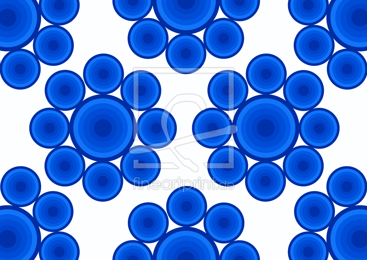 Bild-Nr.: 10217985 Muster Blau erstellt von Atteloi