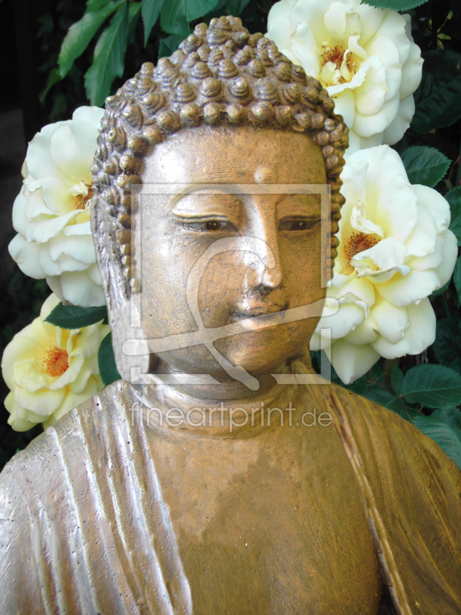 Bild-Nr.: 10219923 Buddha with roses erstellt von Heidemarie Sattler