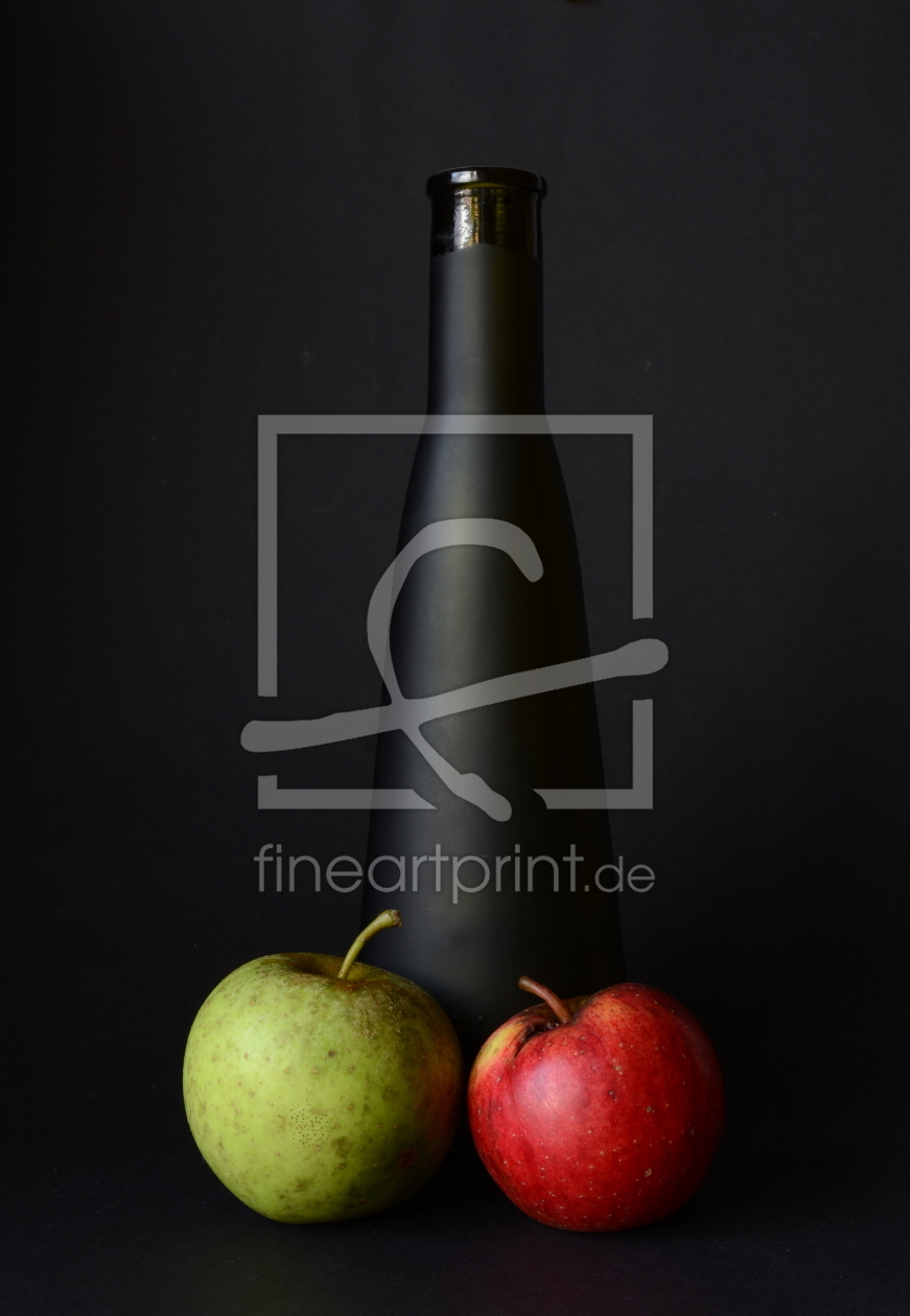 Bild-Nr.: 10225831 Äpfel und Flasche erstellt von Rolf Eschbach