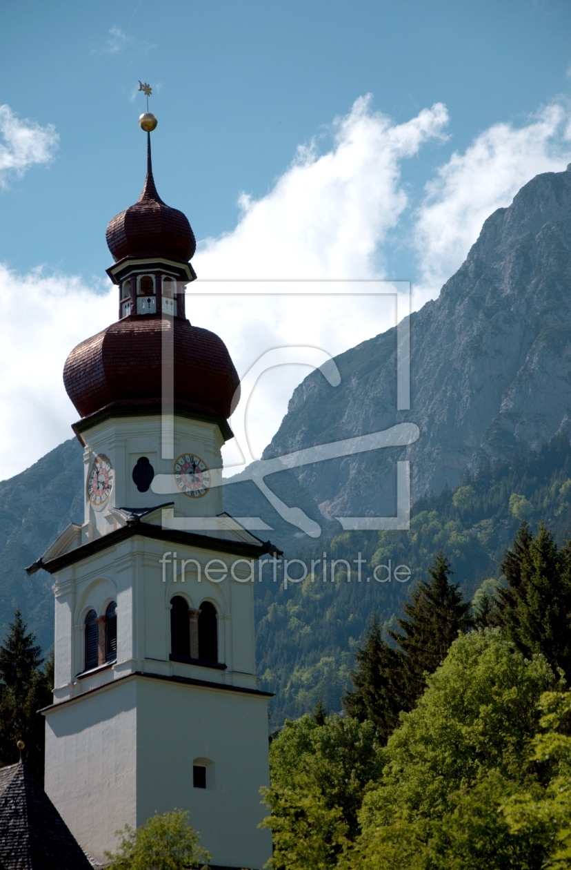 Bild-Nr.: 10227961  TIROL-Kirchturm im Karwendl erstellt von wompus