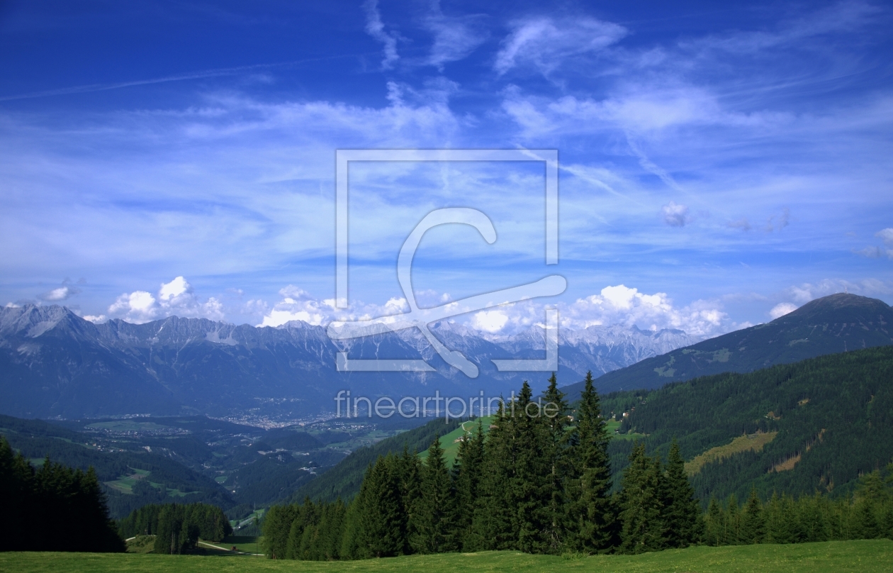 Bild-Nr.: 10233703 TIROL Blick vom Stubaital in das Inntal und auf die Nordkette erstellt von wompus